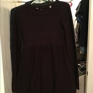Athleta sweater dress size small, purple and black